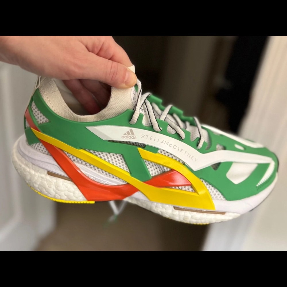 Size 8 Adidas Solar Glide x Stella McCartney Green Impact Orange - GX9860 Women